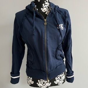 Touch by Alyssa Milano Women's White Sox Logo Hoodie Size Large MLB Full Zip